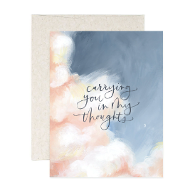 1Canoe2 Carrying You in My Thoughts illustrated sympathy card, Patina Vancouver