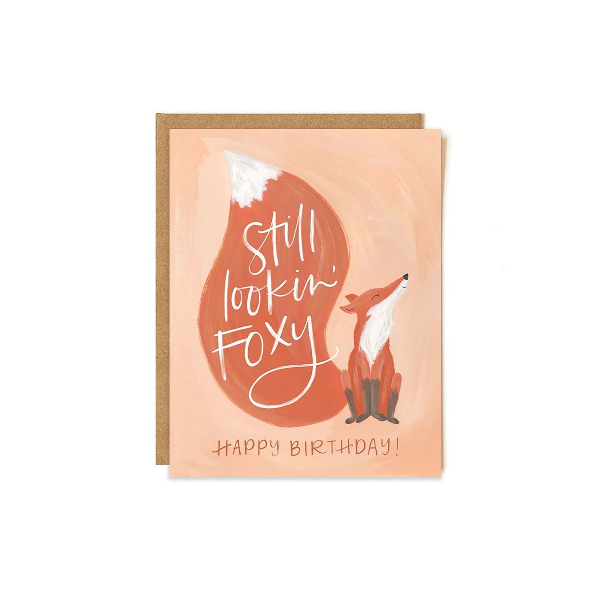 1Canoe2 Foxy Birthday card with hand-painted fox, Patina Vancouver
