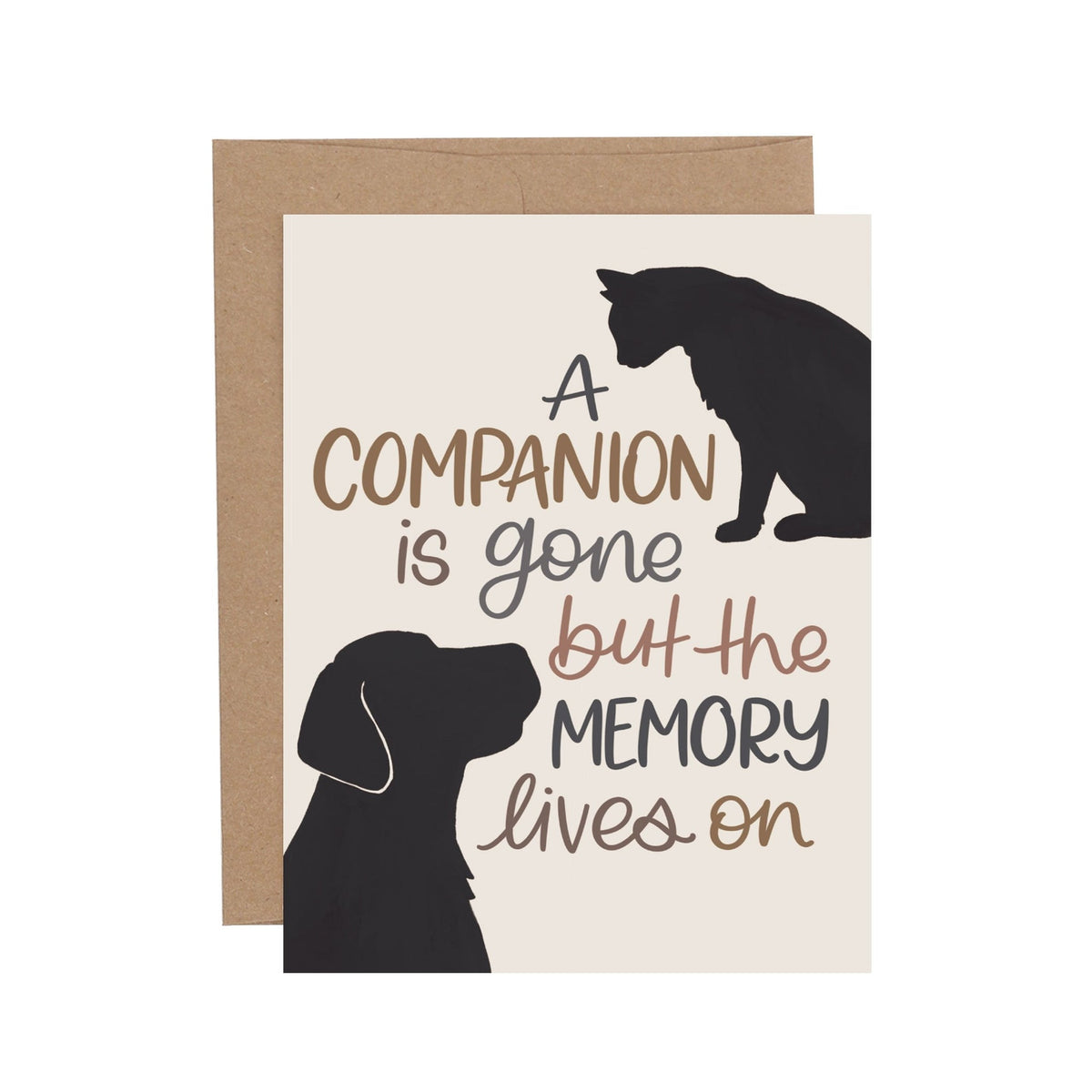 1Canoe2 Pet Sympathy greeting card with soft hand-painted artwork, Patina Vancouver