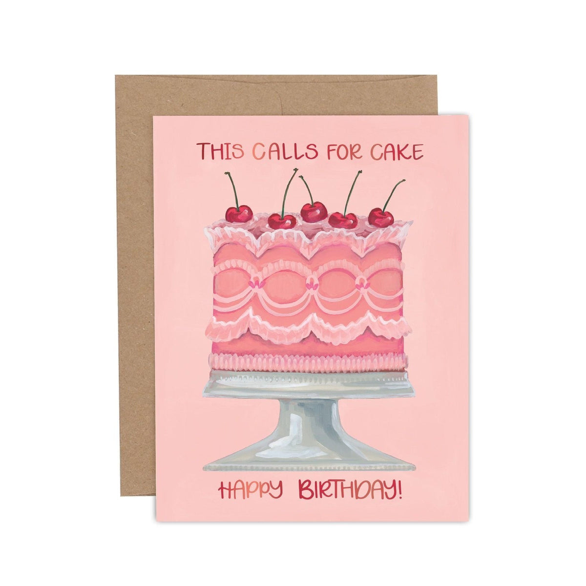1Canoe2 This Calls for Cake birthday card with hand-illustrated cake, Patina Vancouver