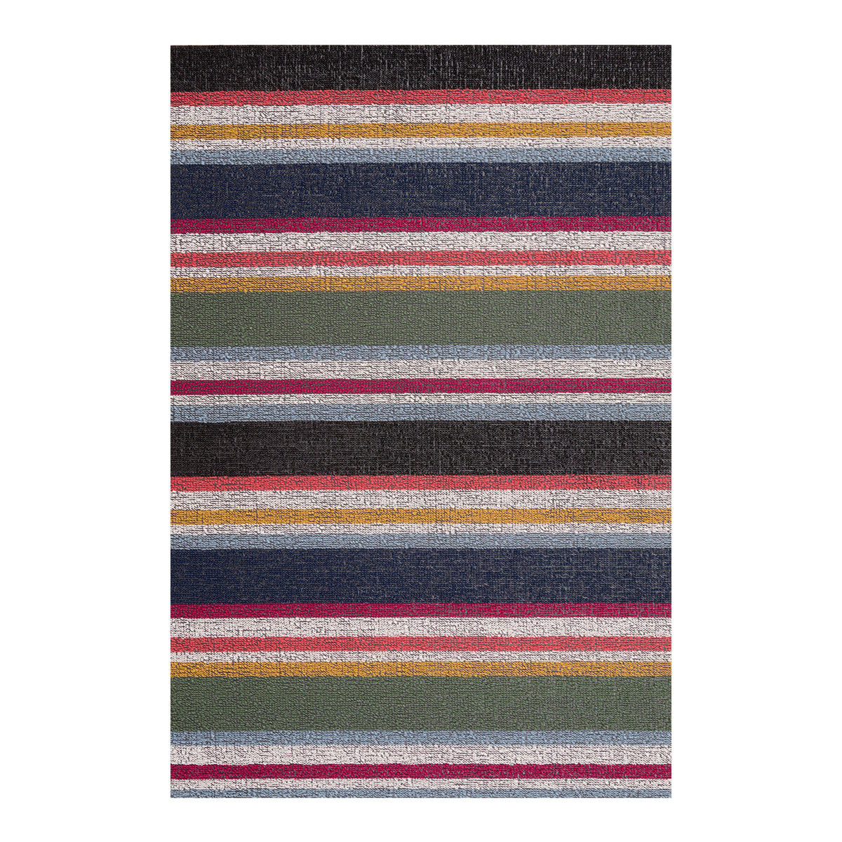 Chilewich - Petunia Shuffle Stripe Shag 3' x 5' 36x60 - Rugs