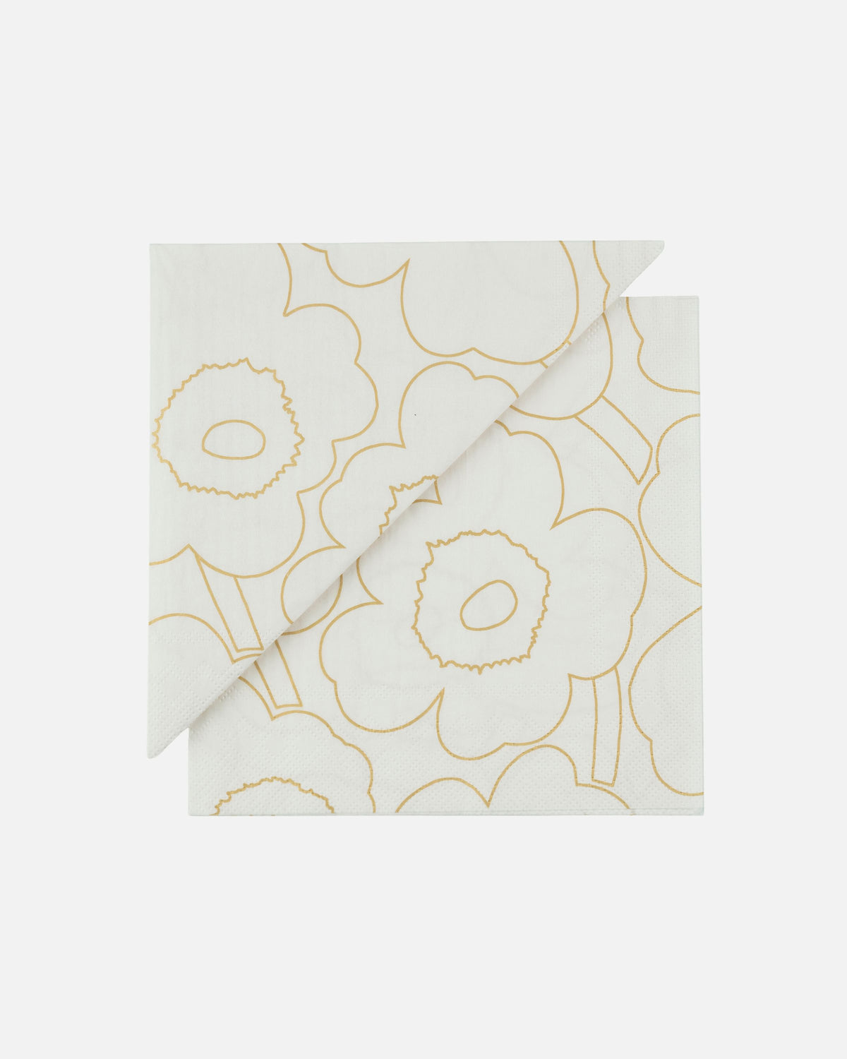 Marimekko Cream Linen Poppy Cocktail Napkin