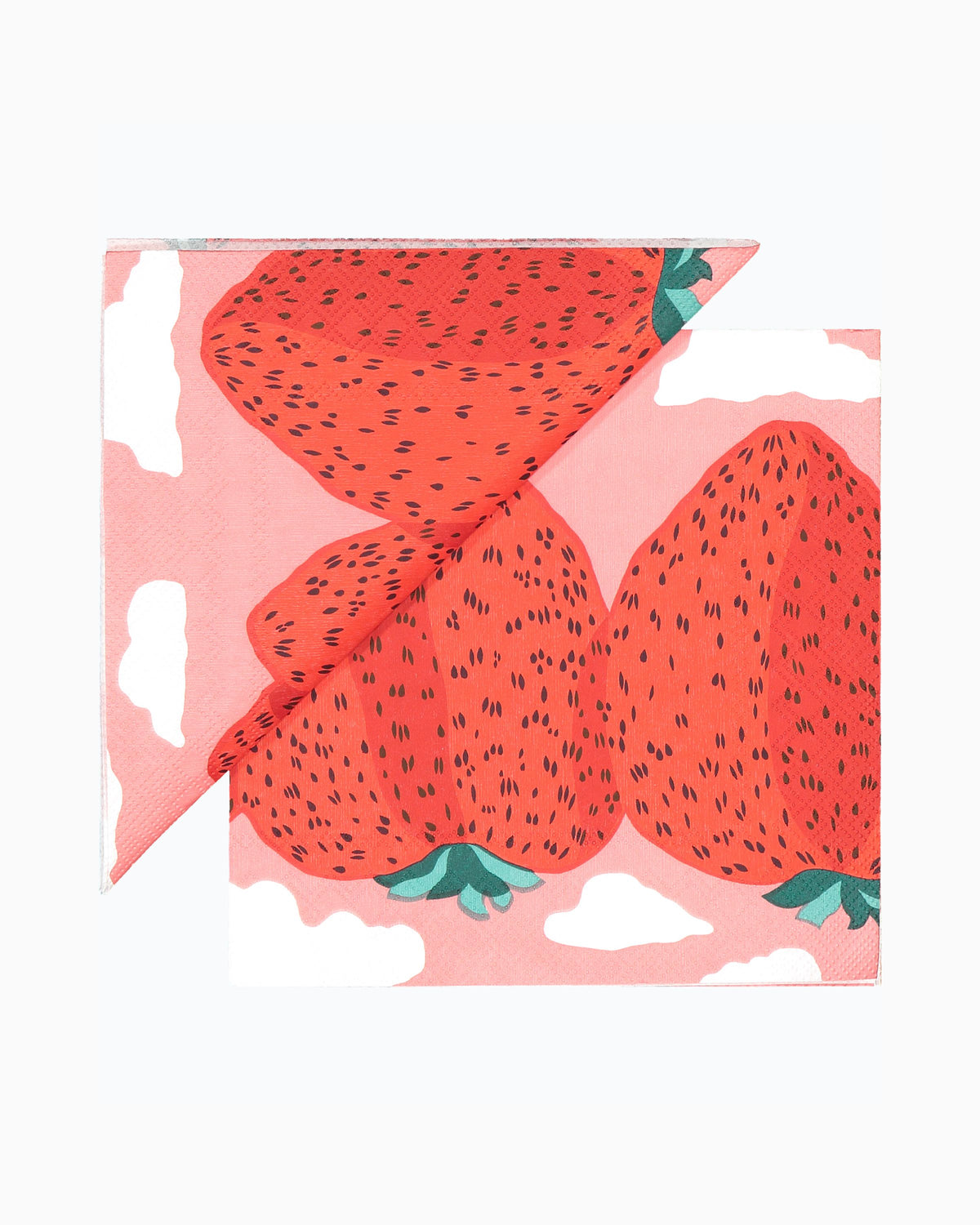 Marimekko Strawberry Mountain Cocktail Napkin