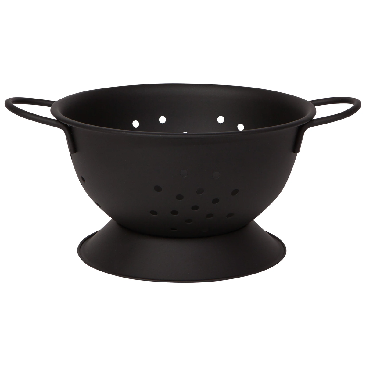 Danica - Matte Steel Black Colander - Kitchen