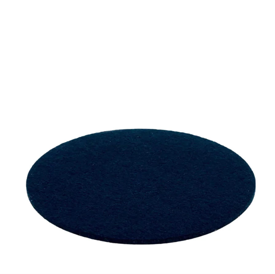 Graf Lantz - Navy Round Felt Trivet 8" - Kitchen