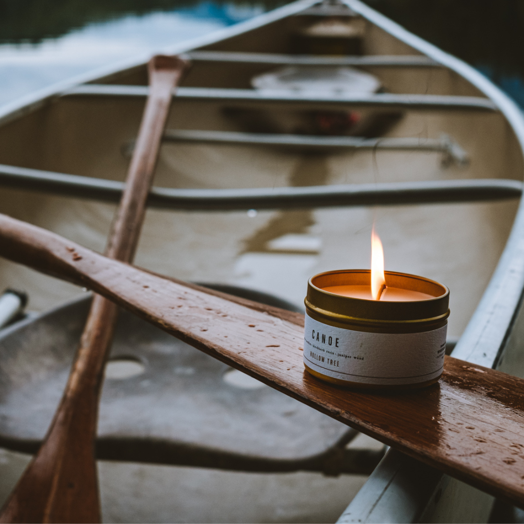 Hollow Tree Candles Canoe Travel Size 4oz
