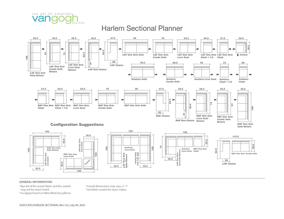 Van Gogh Designs - Harlem Sofa - Furniture