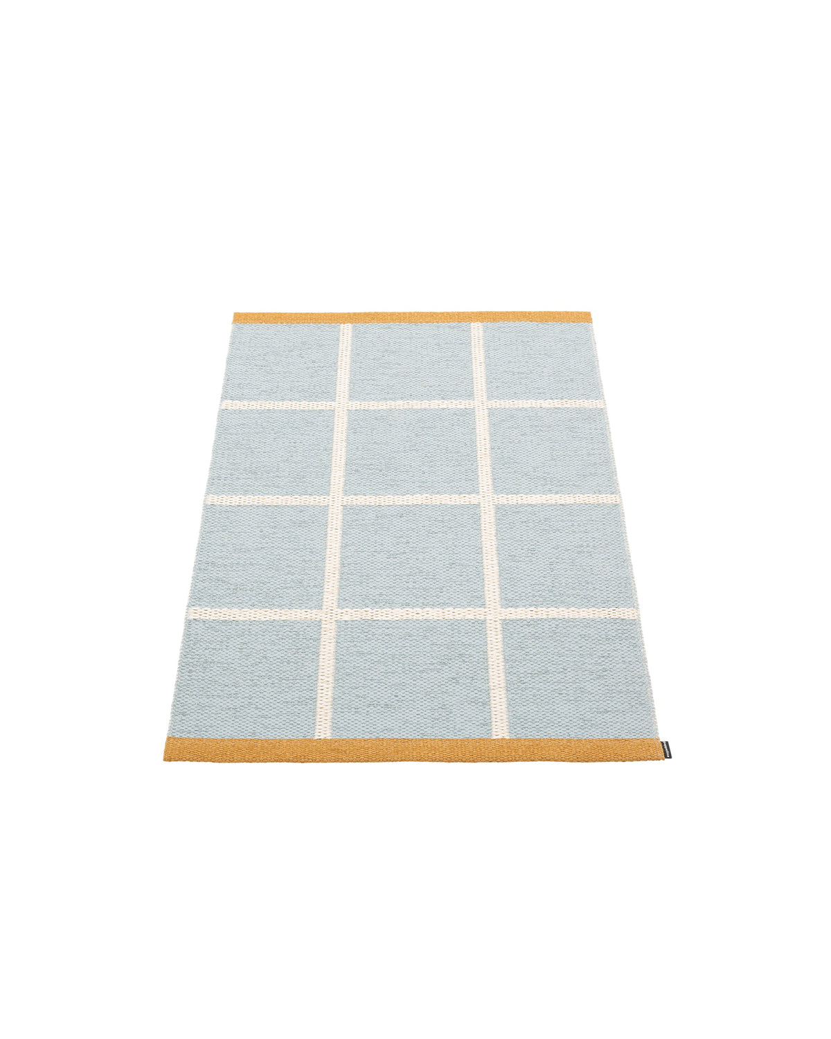 Pappelina - Criss Pop Blue Fog/Vanilla/Ochre Edge 70 x 100 - Rugs