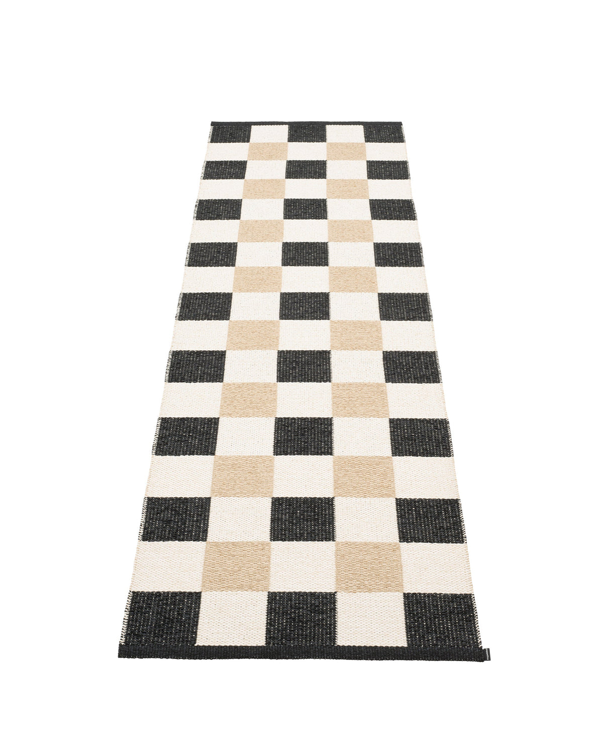 Pappelina - Pix Black/Vanilla/Beige - 70 x 160 - Rugs