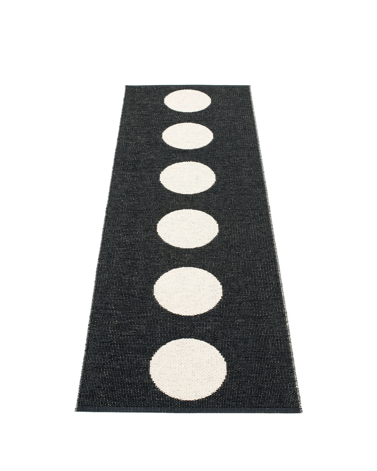 Pappelina Vera Black/Vanilla 70 x 150 - Rugs