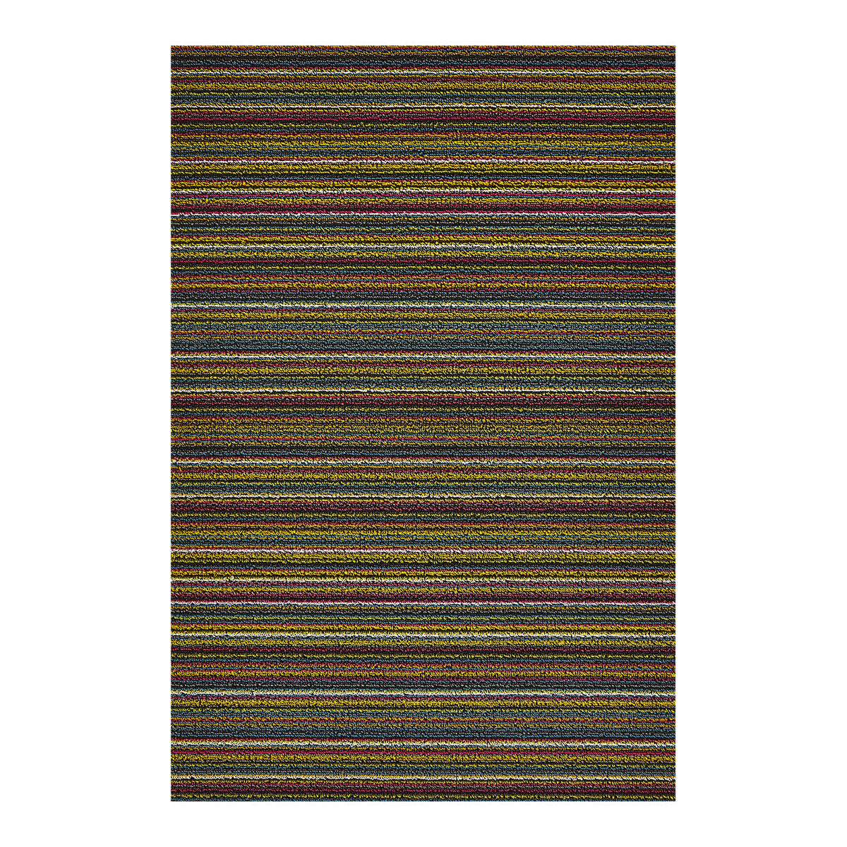Chilewich - Bright Rainbow Skinny Stripe Shag 2'x 3' 24 x 36 - Rugs