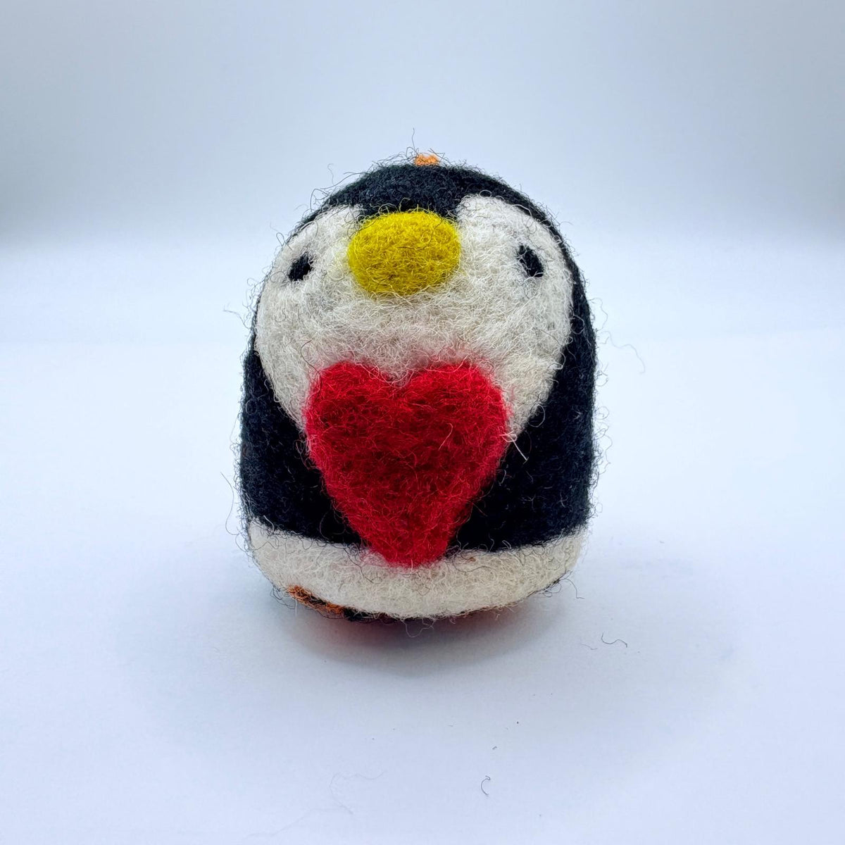 Spectacled Bear Conservation - Penguin with Heart - Ornaments