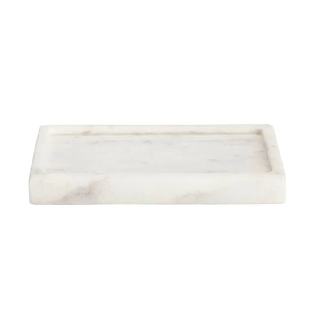 Belle de Provence white marble soap dish, Patina Vancouver