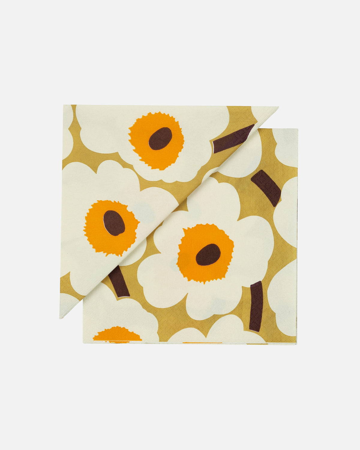 Marimekko - Orange Cream Poppy Cocktail Napkin