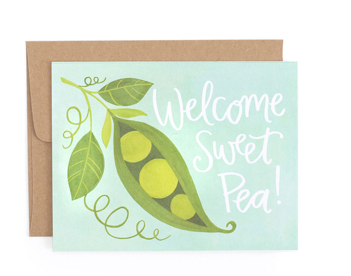1 Canoe 2 - Sweet Pea Baby - Greeting Card