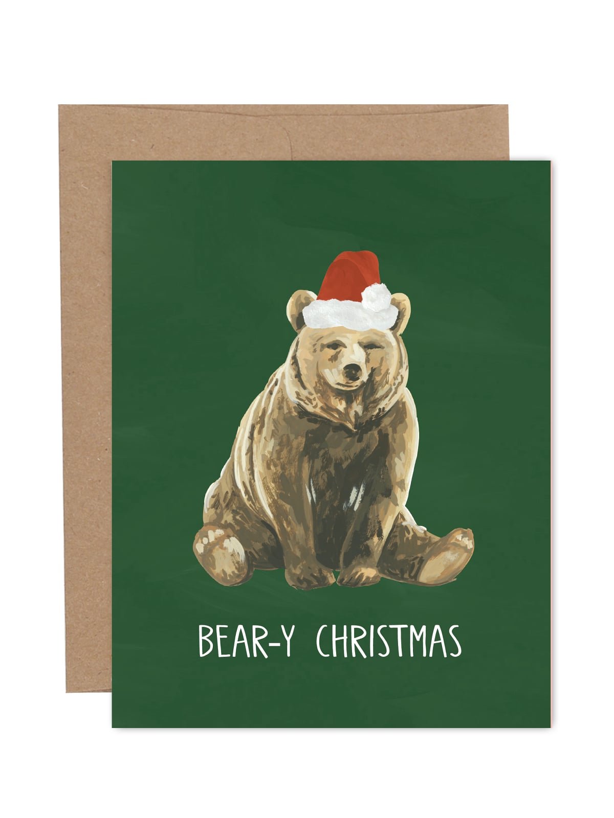 1 Canoe 2 - Bear-y Christmas Greeting Card