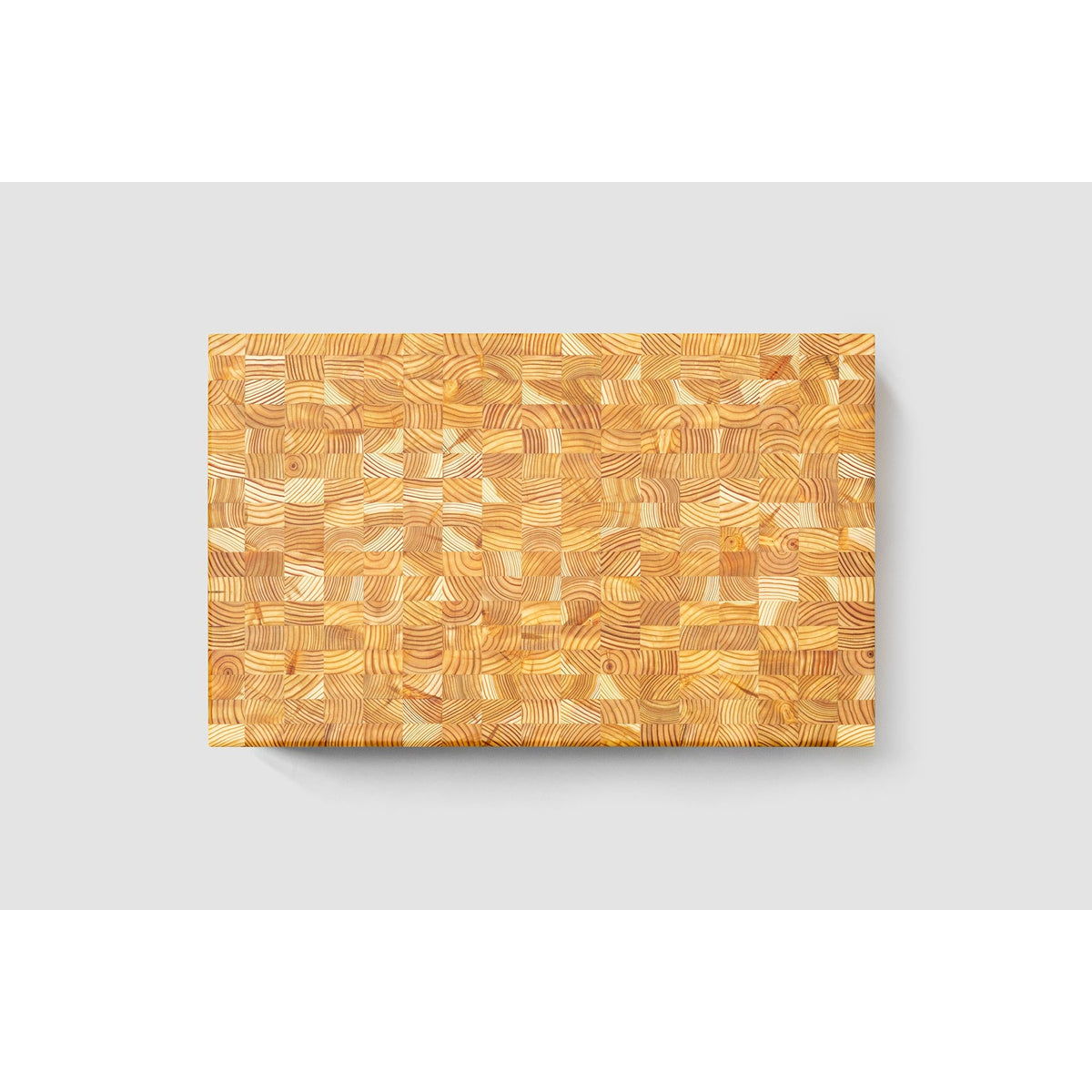 Larchwood large end-grain larch wood cutting board, Patina Vancouver