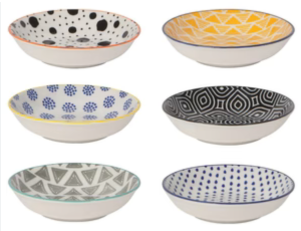 Bits & Dots Pinch Bowls set of 6