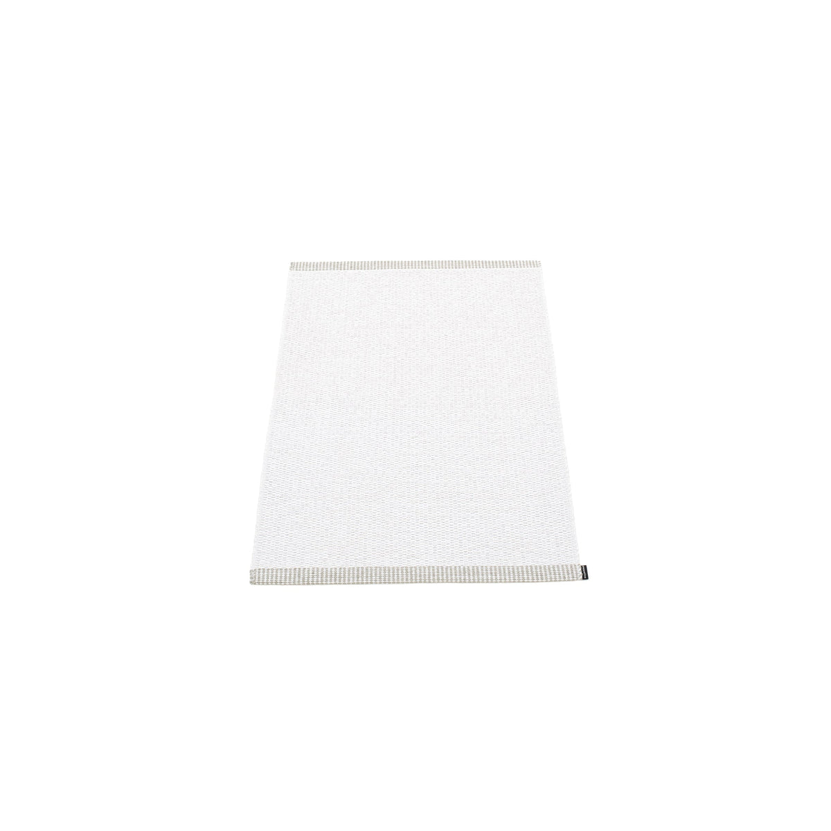 Pappelina Mono woven rug in solid white, 60 x 85 cm, Patina Vancouver