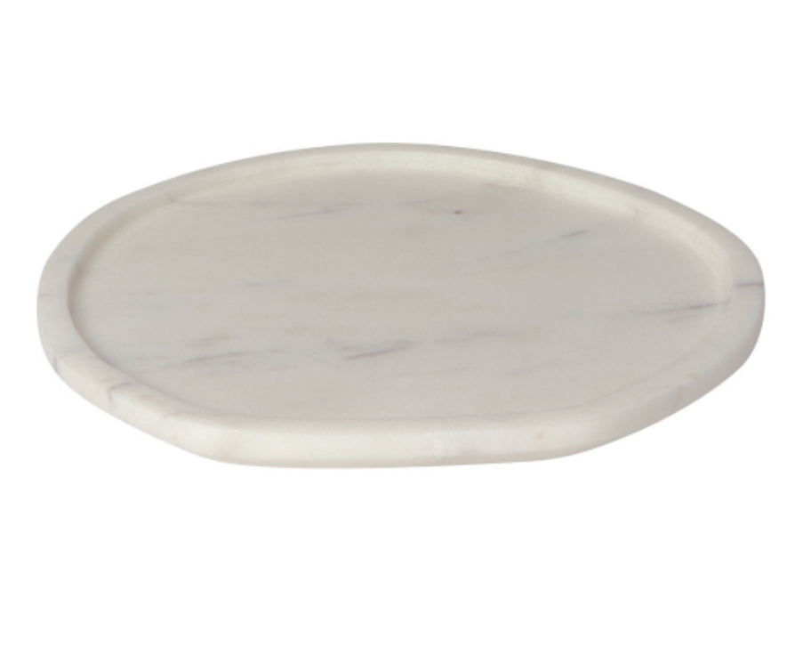 Danica - Atlas White Marble Plate - Kitchen