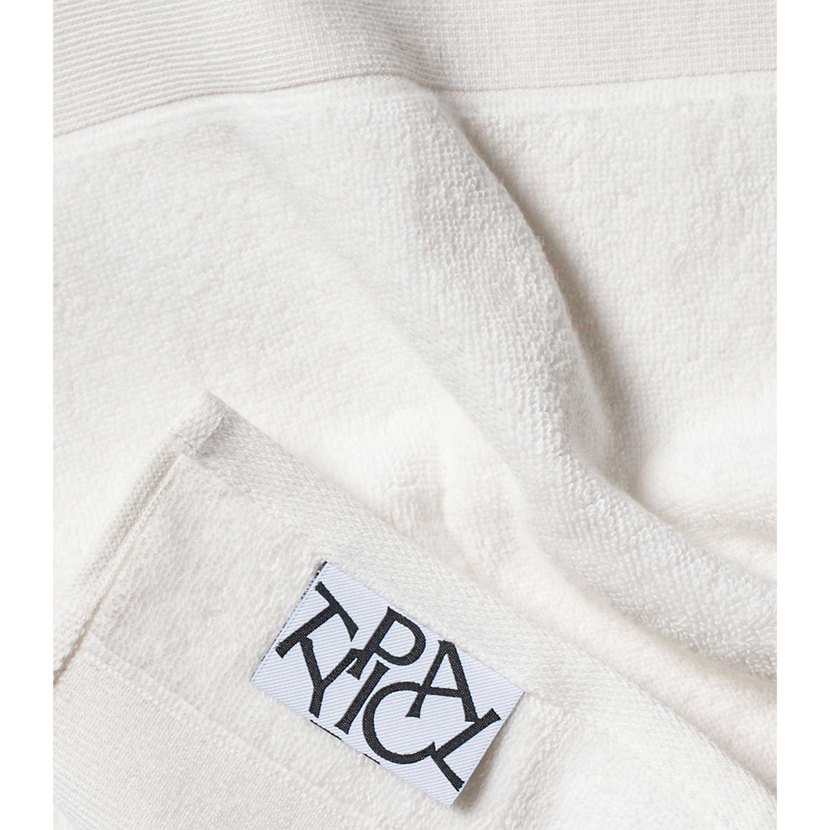 Typical Towels solid towel in workshop white, alternate view, Patina Vancouver