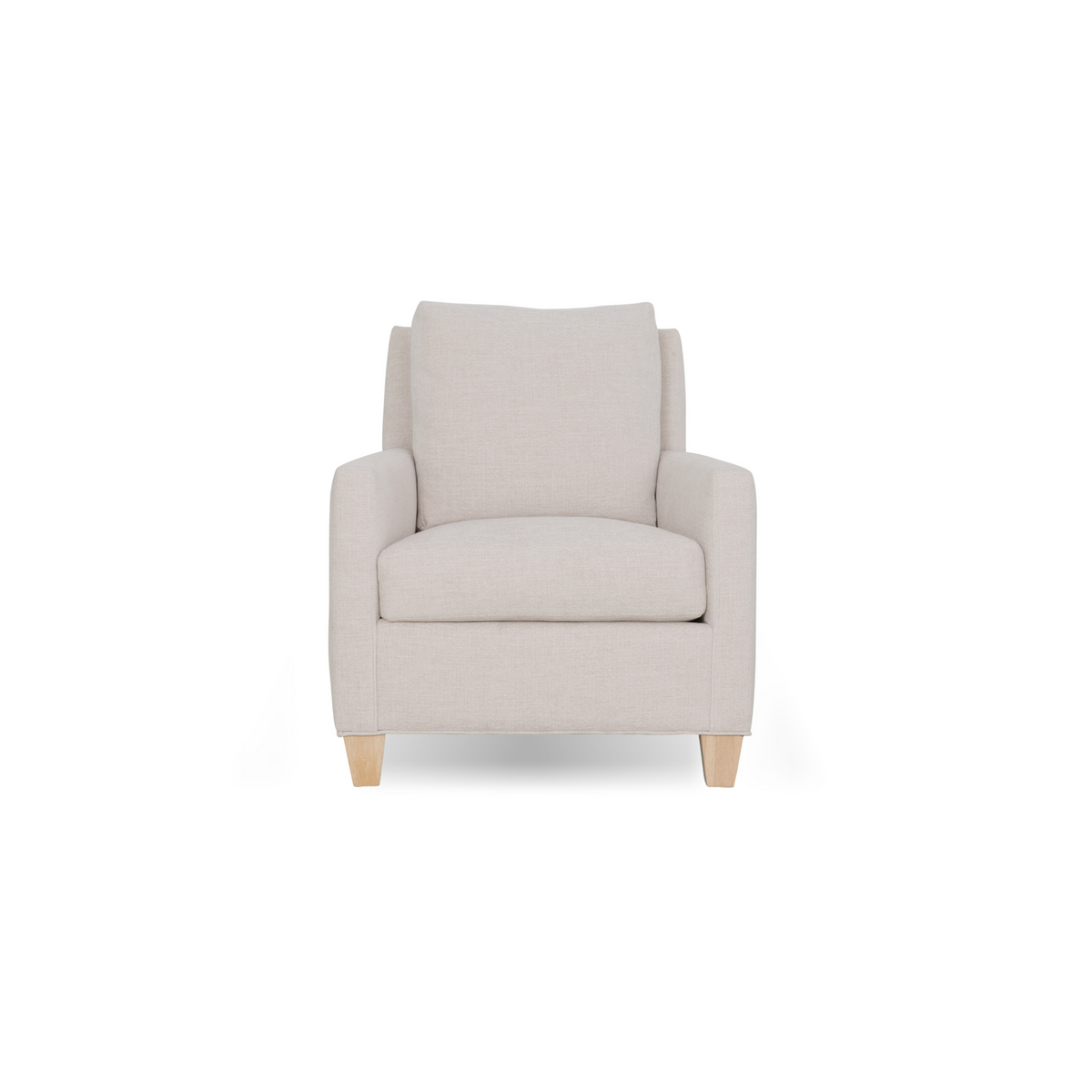 Van Gogh Designs Tessa upholstered swivel chair in Eden Moonlight, Patina Vancouver