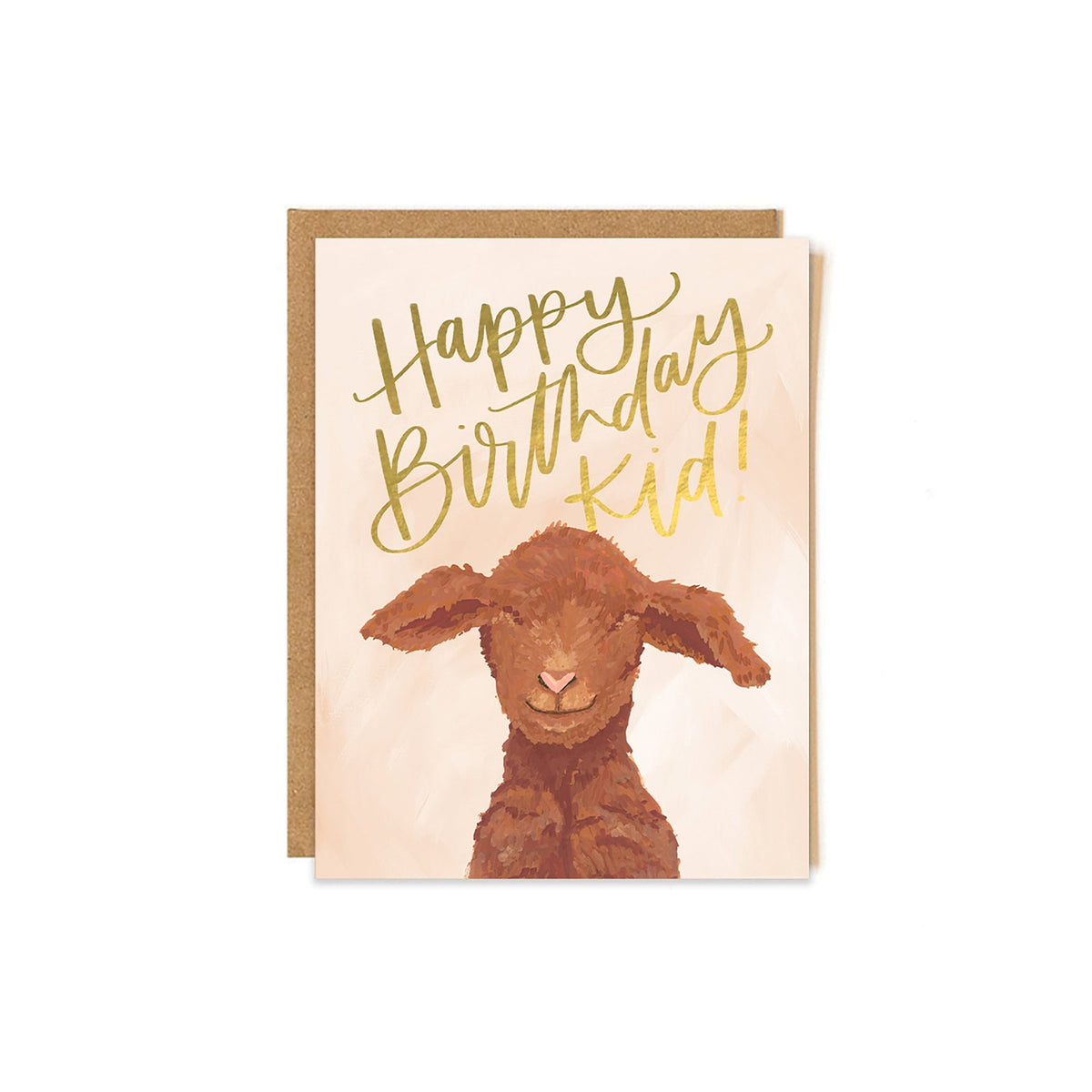 1Canoe2 Birthday Goat greeting card with hand-illustrated goat, Patina Vancouver