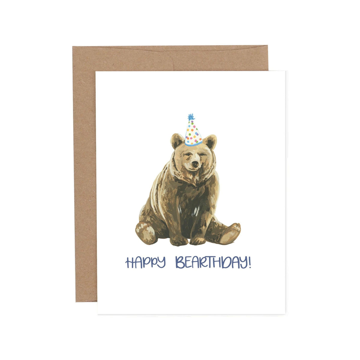 1Canoe2 Happy Bear-thday birthday greeting card with illustrated bear, Patina Vancouver