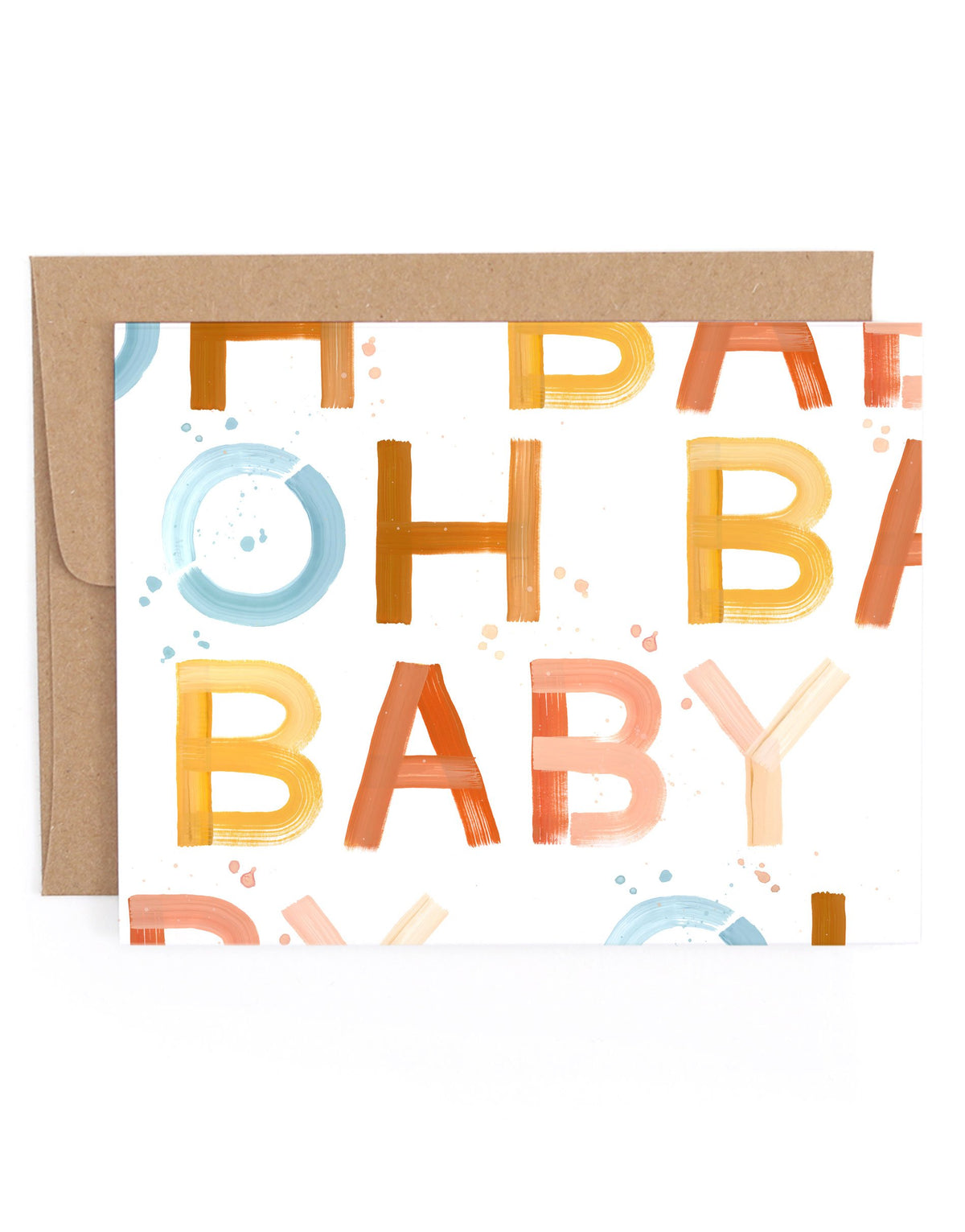 1canoe2 Oh Baby Block Greeting Card