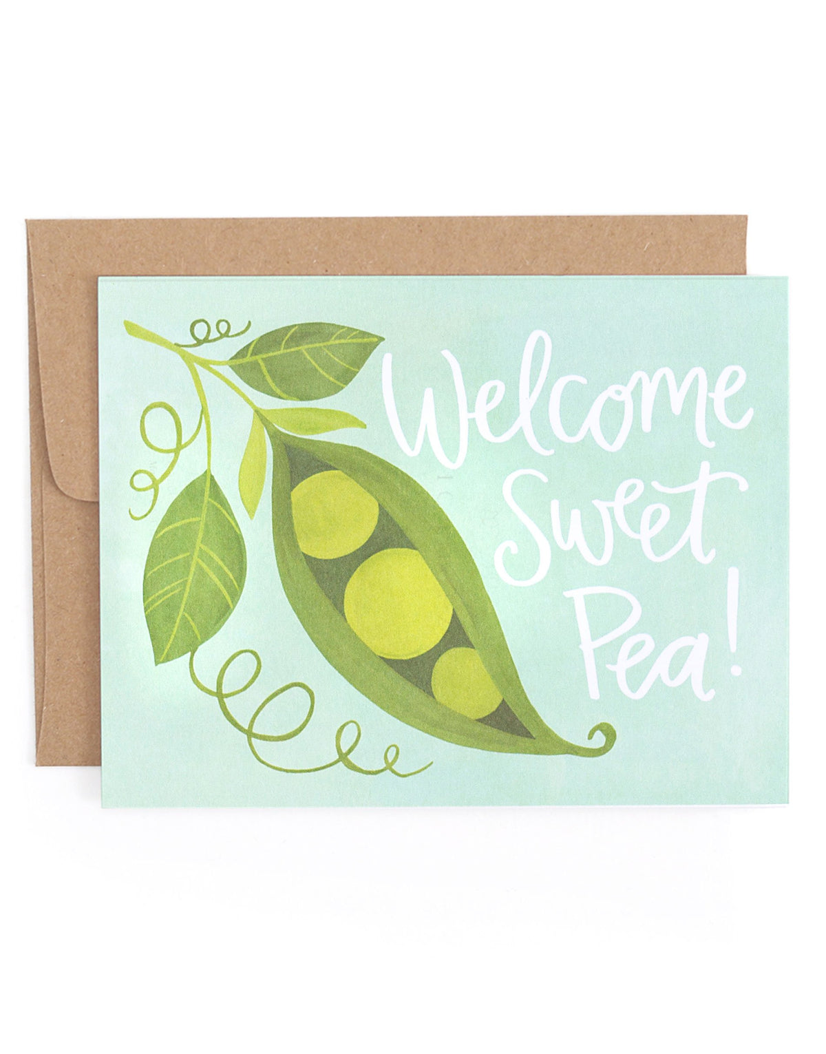1canoe2 Welcome Sweet Pea Baby Greeting Card