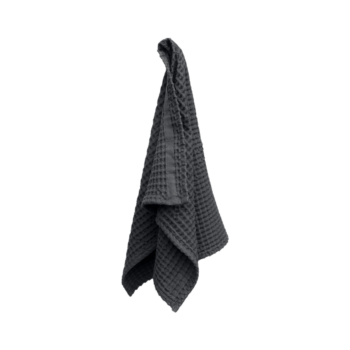 The Organic Company - Dark Grey Waffle Hand Towel