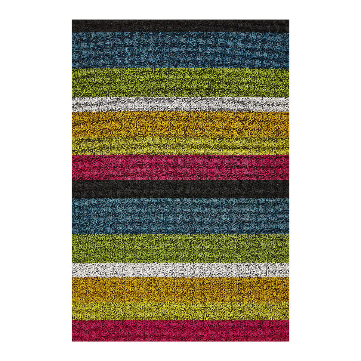 Chilewich - Rainbow Bold Stripe Shag 2' x 3' 24x36 - Rugs