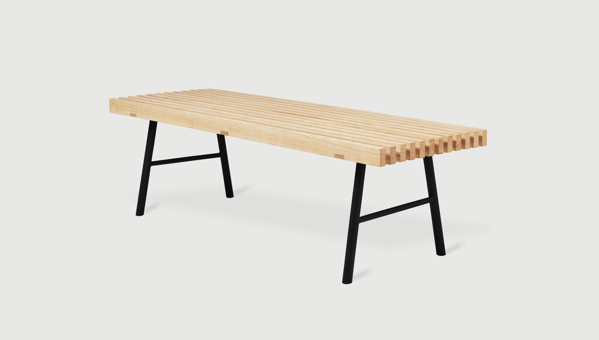 GUS* Transit Bench Natural Ash and Black