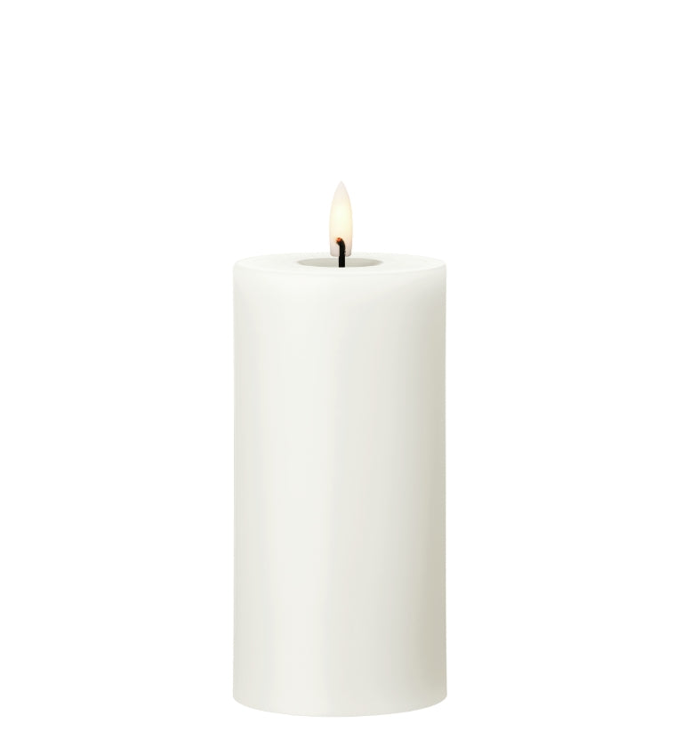 Ester and Erik 6 inch White LED Pillar Candle