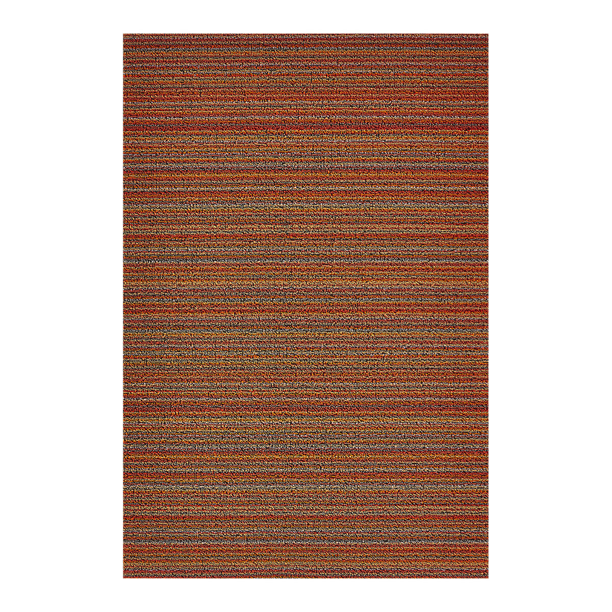 Chilewich - Orange Skinny Stripe Shag 2'x 3' 24x36 - Rugs