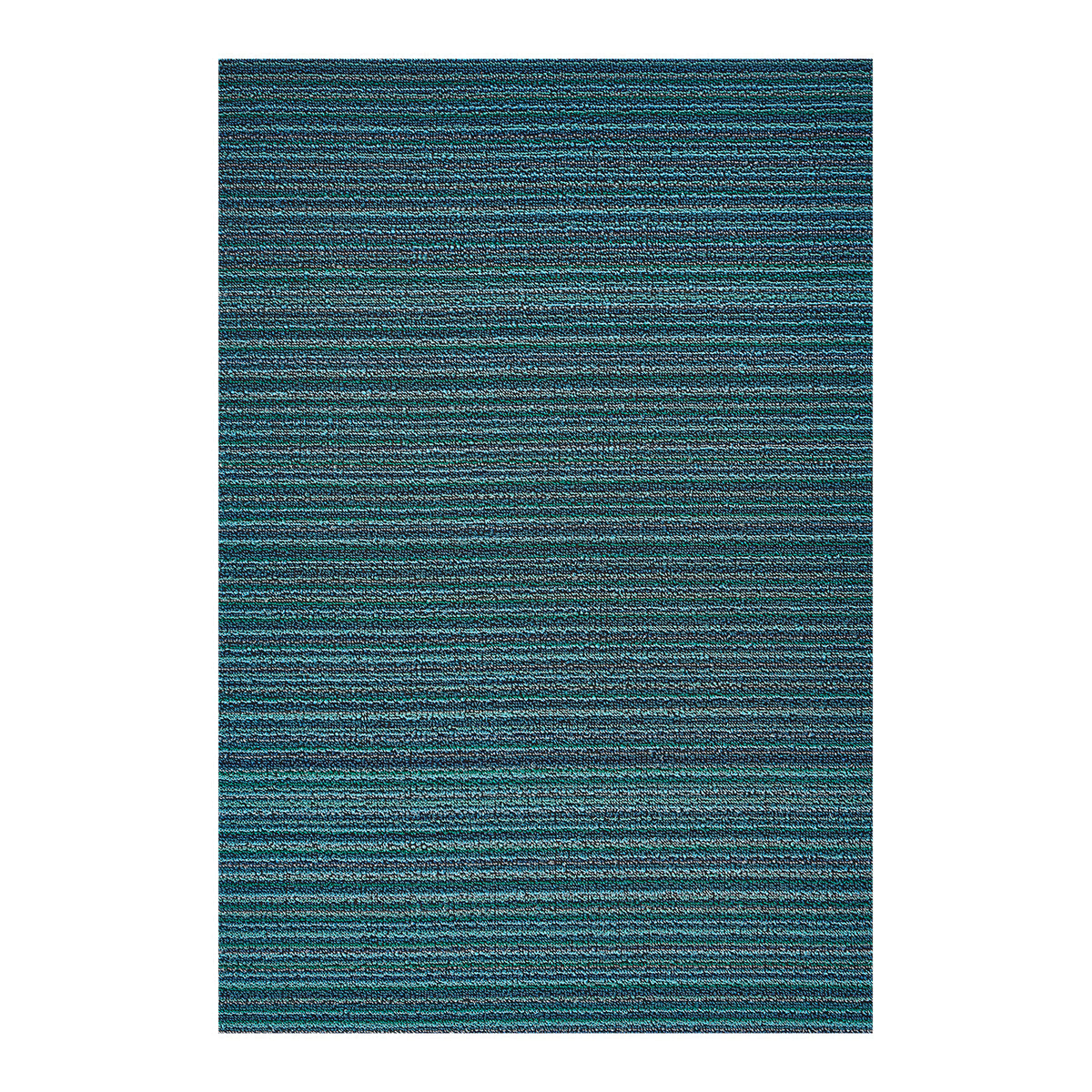 Chilewich - Turquoise Skinny Stripe Shag 2' x 3' 24 x 26 - Rugs