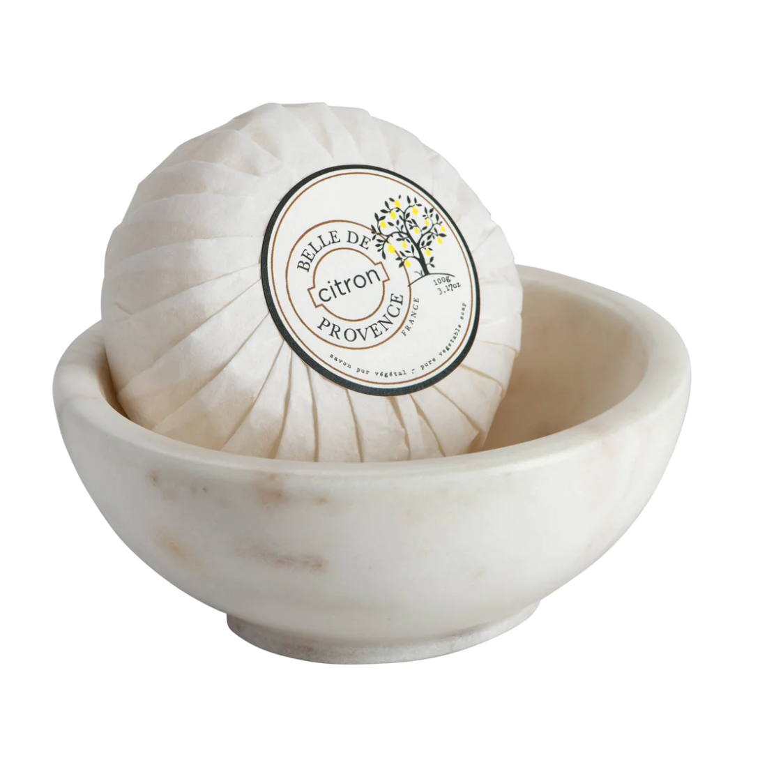 Belle de Provence Citron soap bar, 100 g, lemon-scented, Patina Vancouver