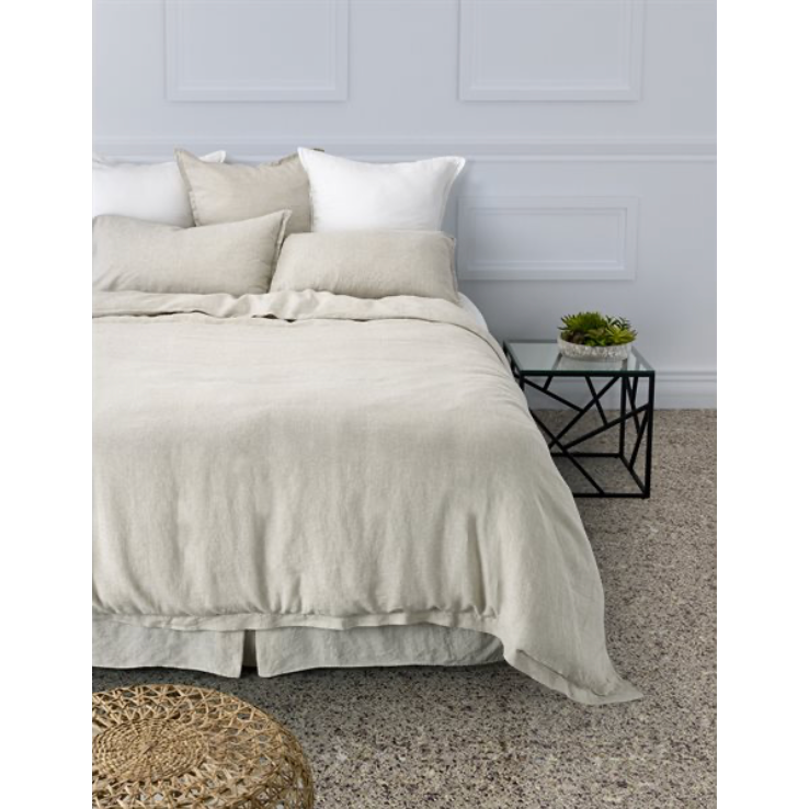 Brunelli natural linen duvet cover, queen size, Patina Vancouver