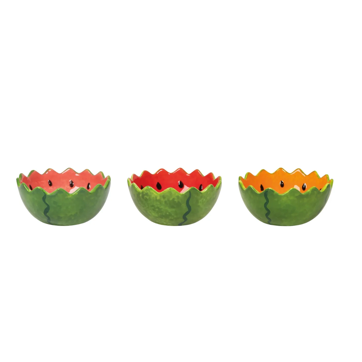 Danica Melon Pop watermelon-shaped stoneware bowl, Patina Vancouver