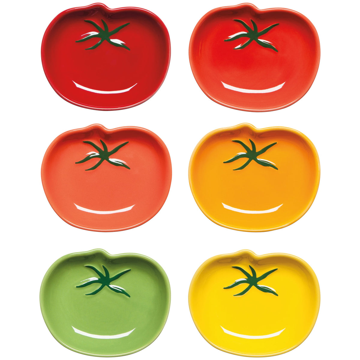 Danica Tomato pinch bowls in heirloom-tomato-shaped stoneware, Patina Vancouver