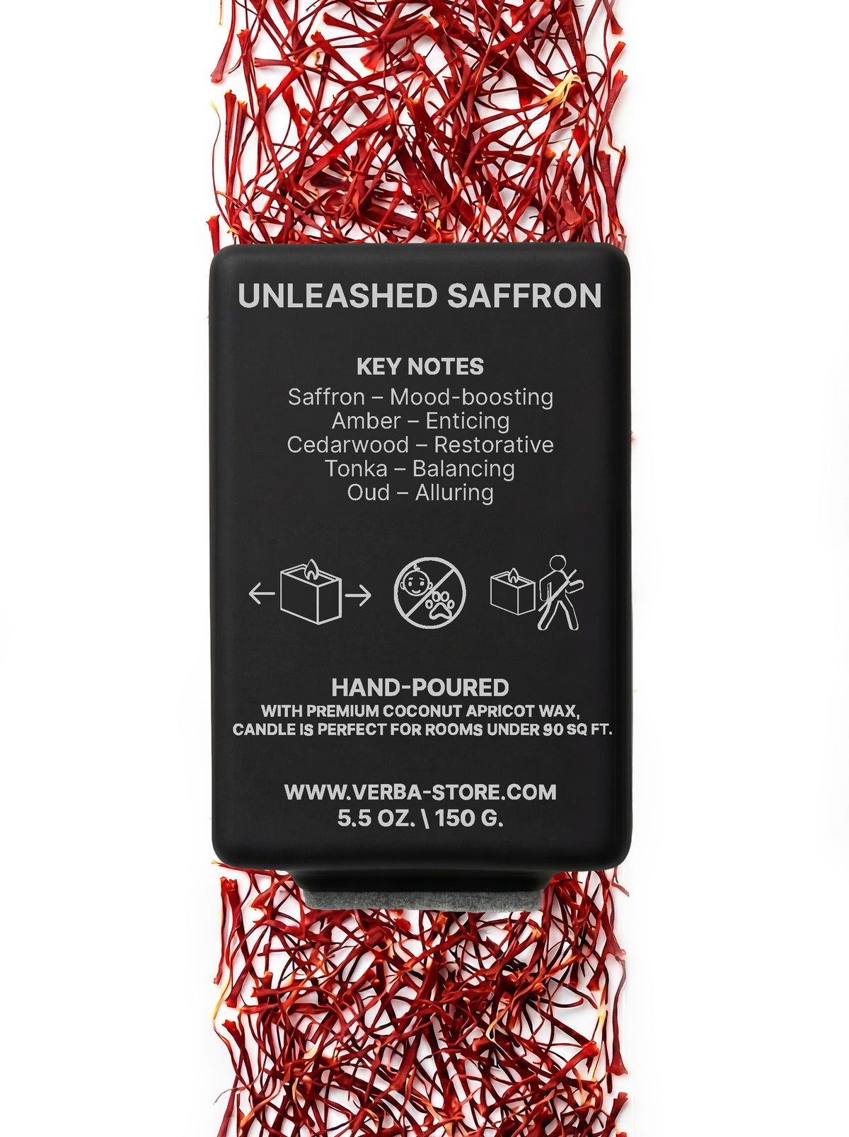 Verba - Unleashed Saffron - Size: Standard - Candles