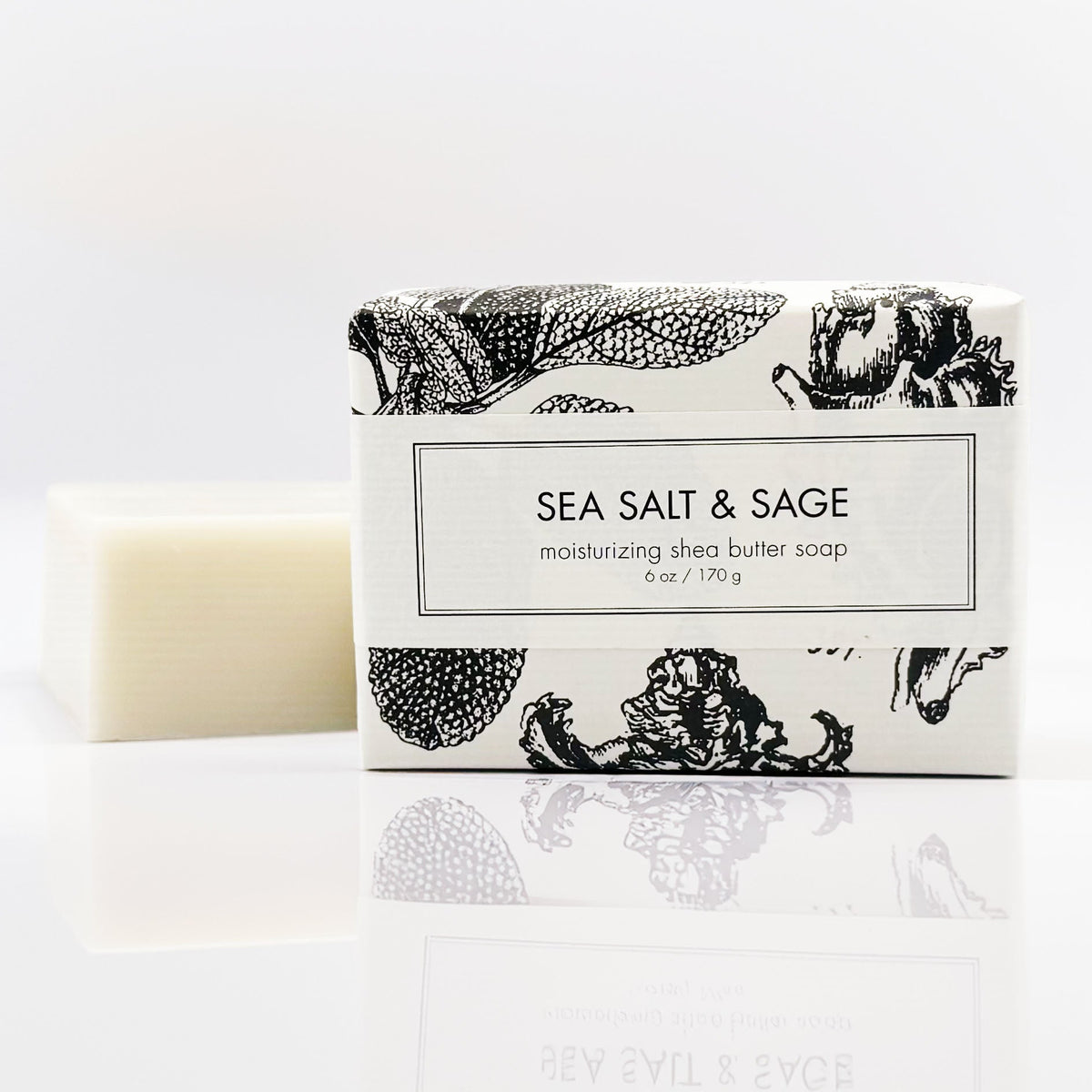 Formulary 55 Sea Salt & Sage shea butter bar soap, Patina Vancouver