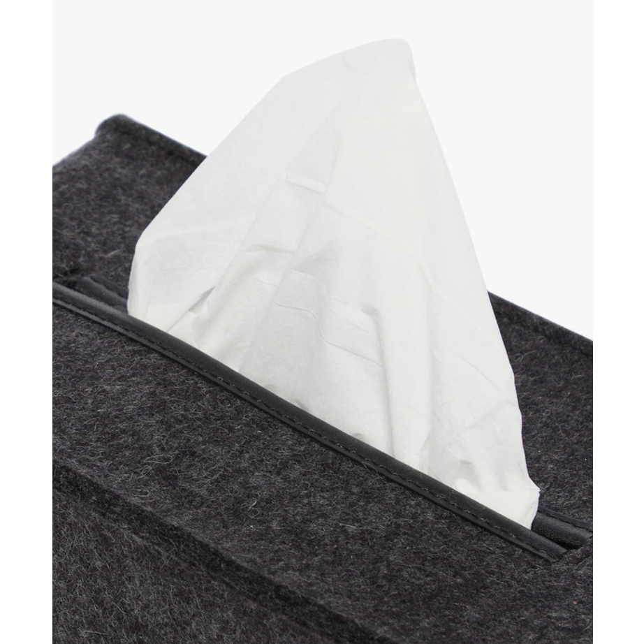Graf Lantz merino wool felt tissue box cover, Patina Vancouver