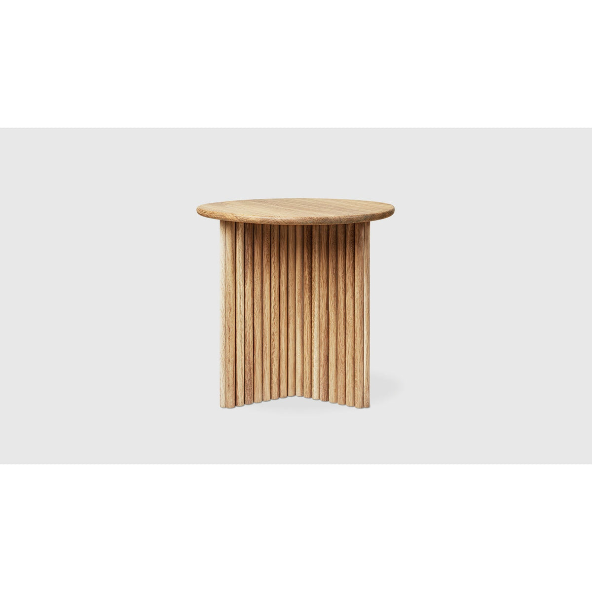 Gus Modern Odeon end table in natural white oak, Patina Vancouver