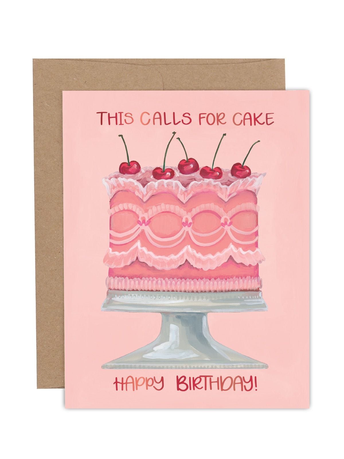 This Calls for Cake Birthday card by 1canoe2