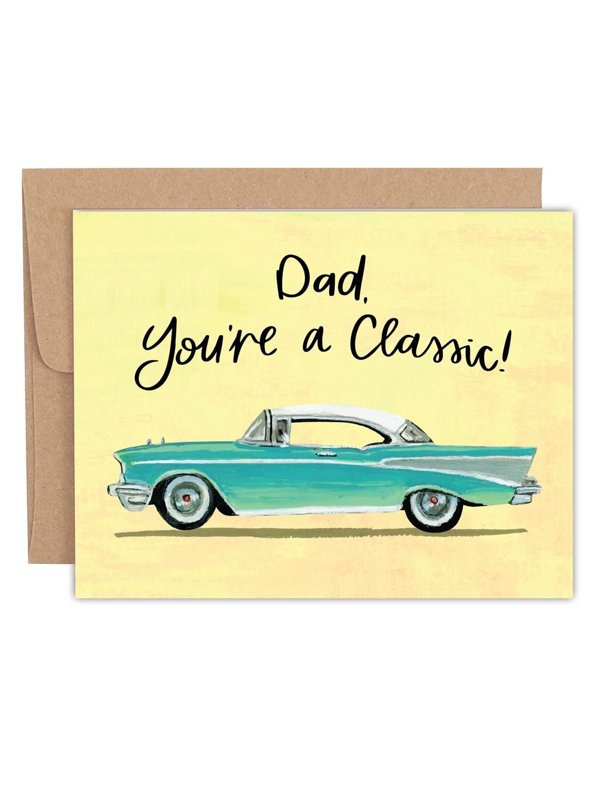 Classic Car Dad Birthday card by 1canoe2