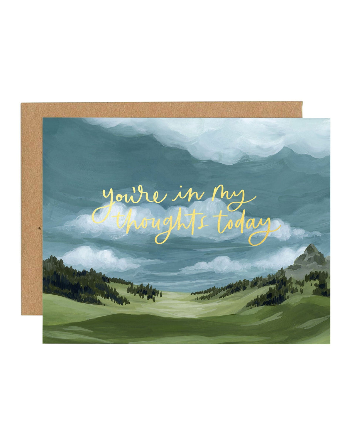 In My Thoughts Mountain card by 1canoe2