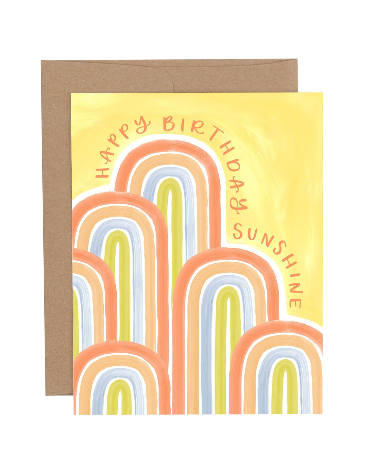 Sunshine Arches Birthday card by 1canoe2