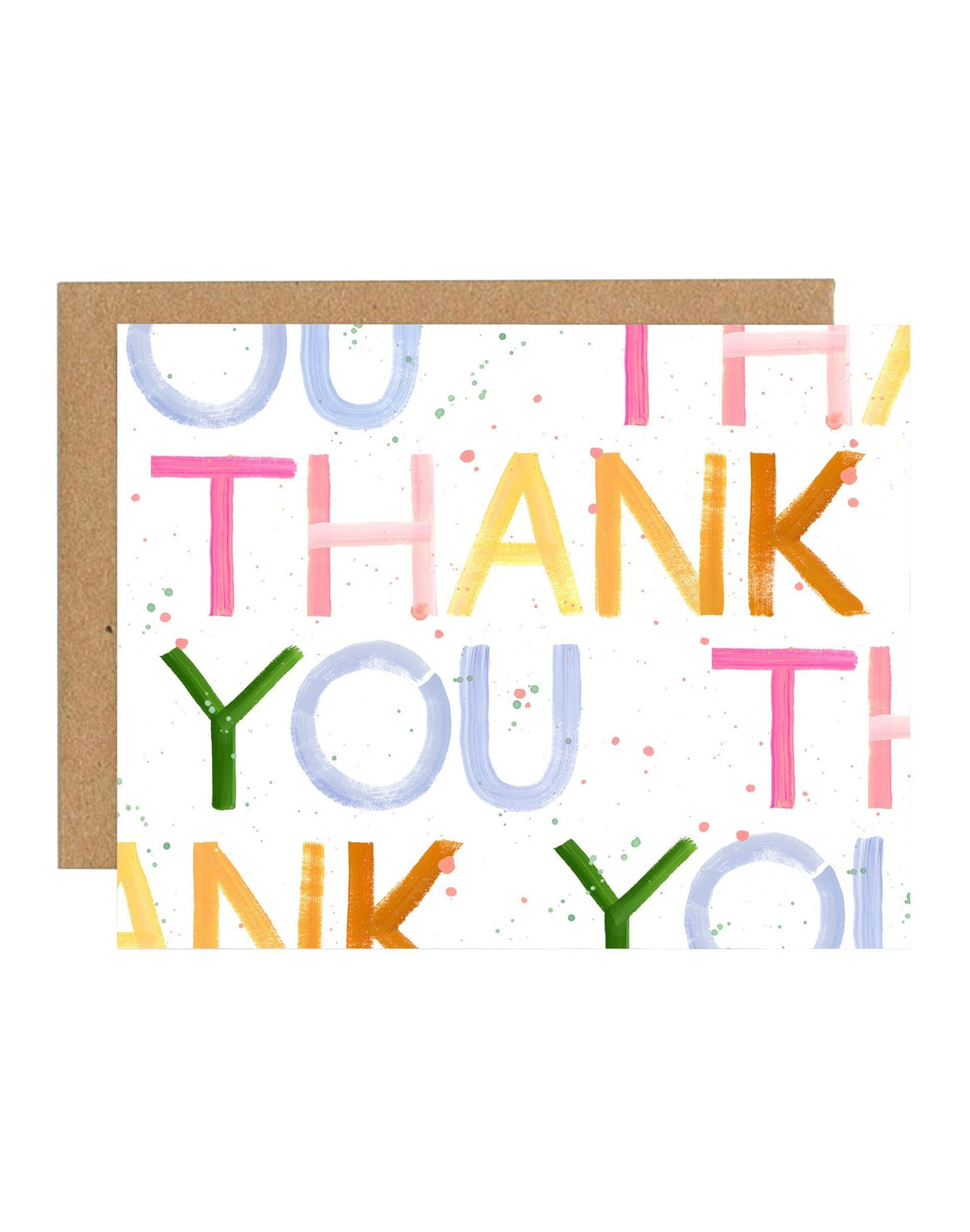 Block Thank You card by 1canoe2