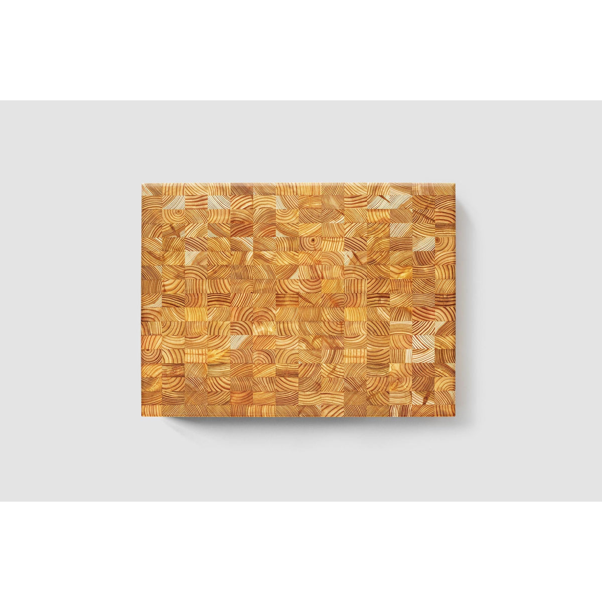 Larchwood medium end-grain larch wood cutting board, Patina Vancouver